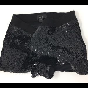 Gorgeous Black Sequin Shorts